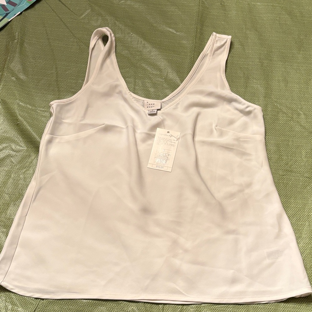 a new day Women's Cream Tank Top